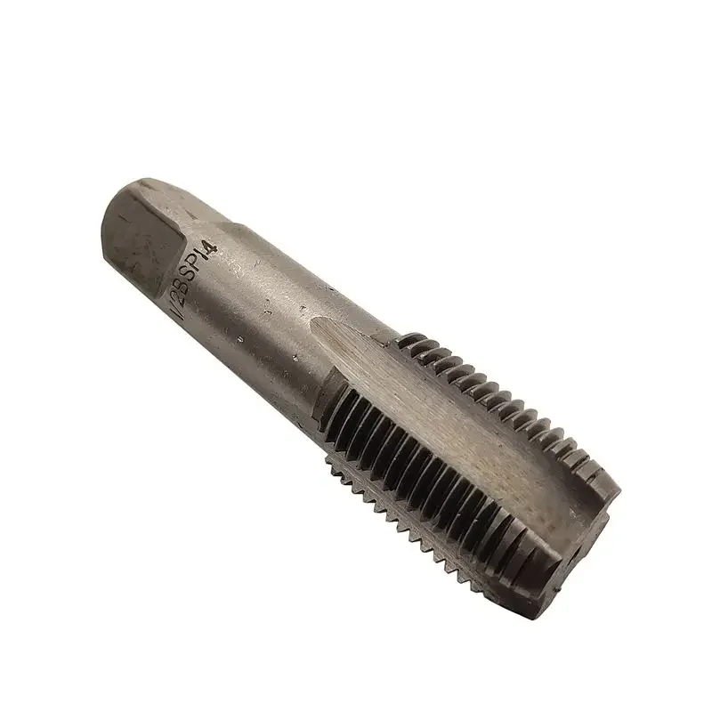 1 pezzo HSS Rubinetto per tubo conico BSP 1/8 "1/4" 3/8 "1/2" 3/4 "Filettatura per vite in metallo Strumenti di lavorazione Strumento di filettatura Rubinetto e morire