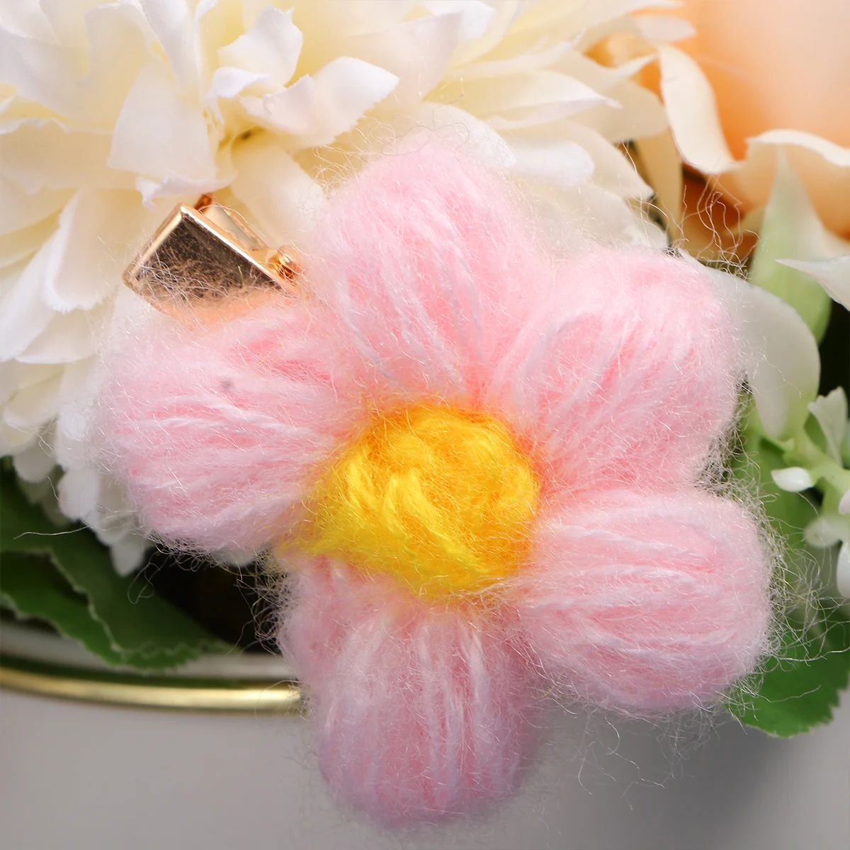 

Clips for Hair Bag Beautiful Brooch Clothes Flower Small and Fresh Headdress Girl
