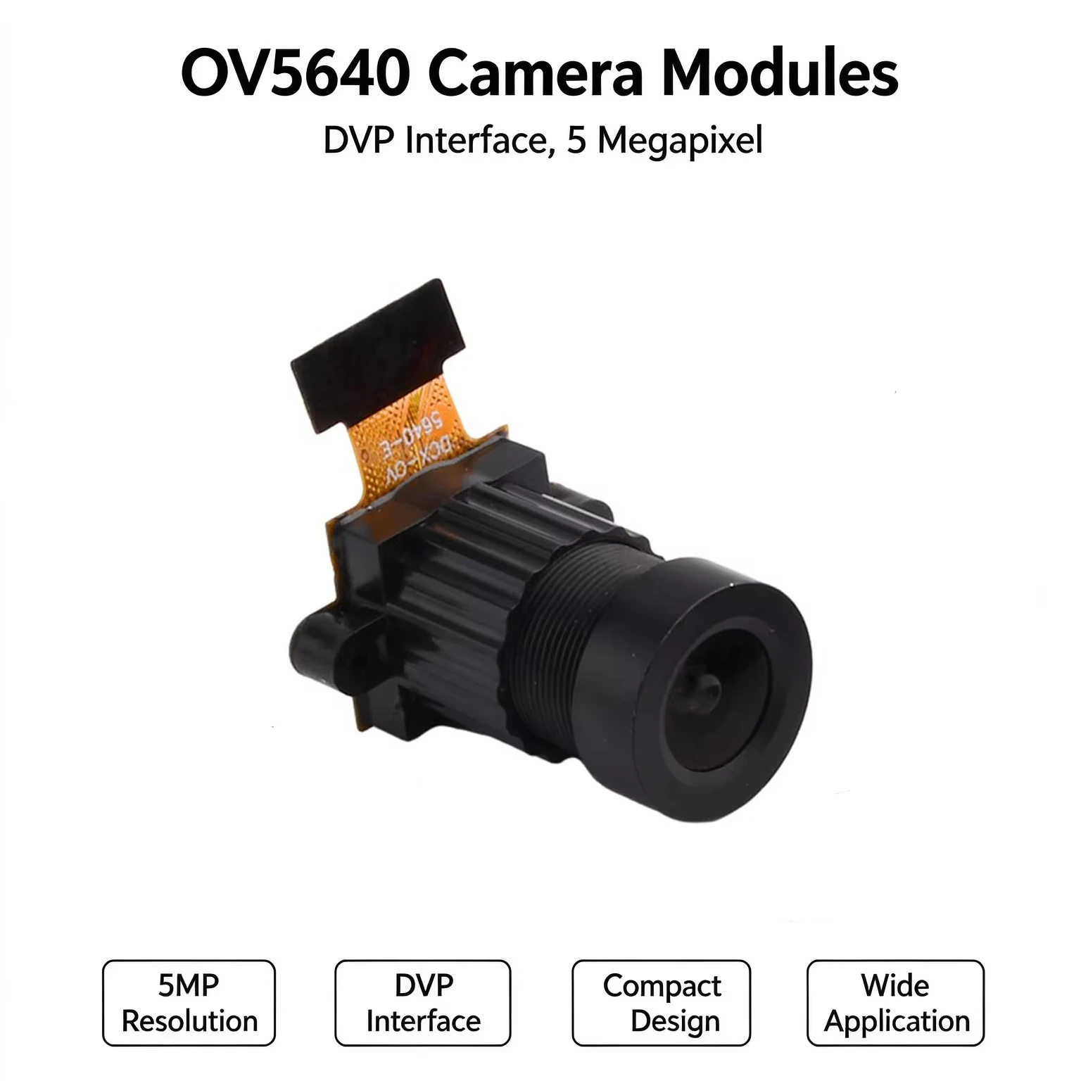 5MP OV5640 Camera Module DVP Output Compatible with ESP32 Development Board
