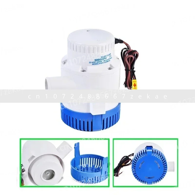 

Boat Marine Plumbing Electric Bilge Pumps 12V/24V 3700 GPH Mini Marine Bilge Water Pump
