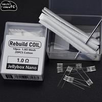 New Suitable For Jellybox Nano Reconstruction Mesh Heating Wire 1.0 Euro 0.6 Euro Kit Feeding And Winding Rod Rebuild Heater Kit