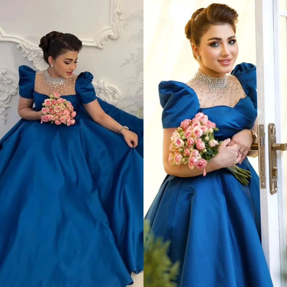 CustomizedProm Dresses Retro Elegant Jewel A-line Beading S Formal Occasion Gown Bepeithy Official Store Платье Летнее Женское