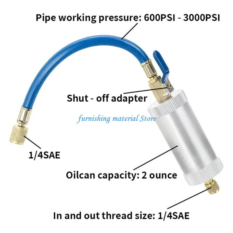 

Y5GD Professional AC Oil And Dye Injector Set For R134A And Refrigerants Systems