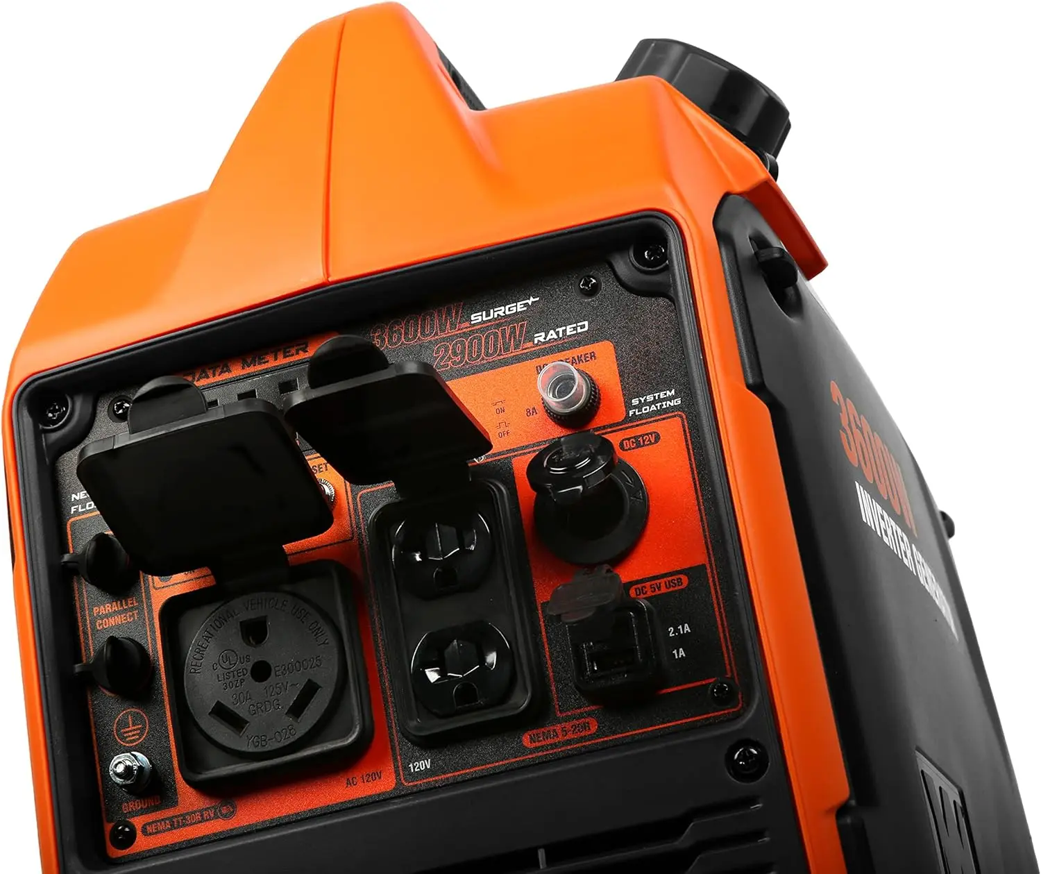 3600-Watt Portable Inverter Generator, RV-Ready, Quiet and Lightweight with Fuel Shut Off (56360i)