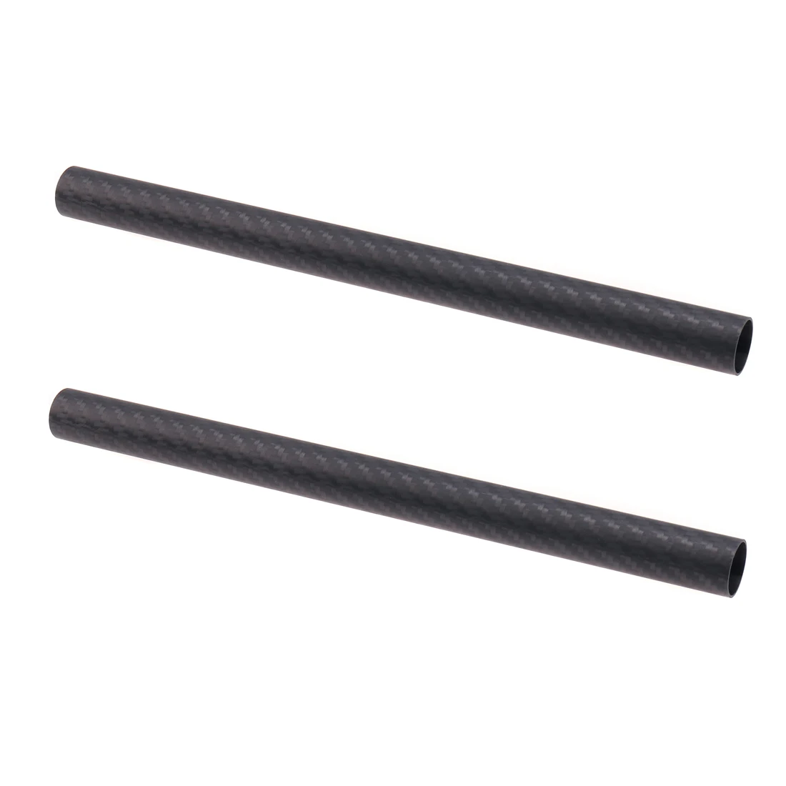2 stücke Carbon Faser Stange 15mm/19mm Rohr Pol 6 "10" 12 "16" zoll Lange für 5D2 DSLR Kamera Schiene Unterstützung System Käfig Rig Follow Focus – Detail 1