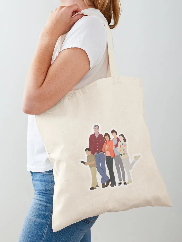 

The Middle Tote Bag cute tote bag Canvas shoulder bag foldable reusable Shopping bags