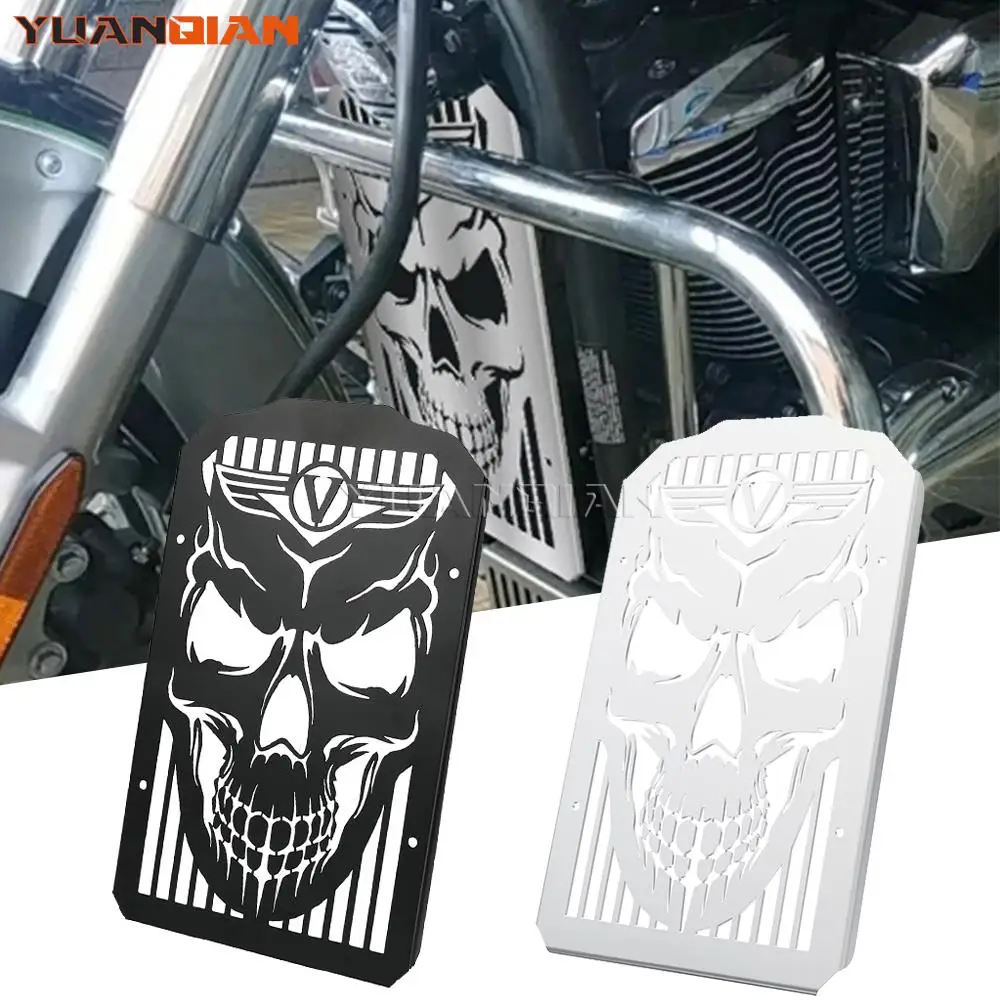 2024 2023 For KAWASAKI Vulcan 900 VN900 Classic LT Custom 2006- 2022 2021 2020 Motorcycle Radiator Grille Guard Protector Cover