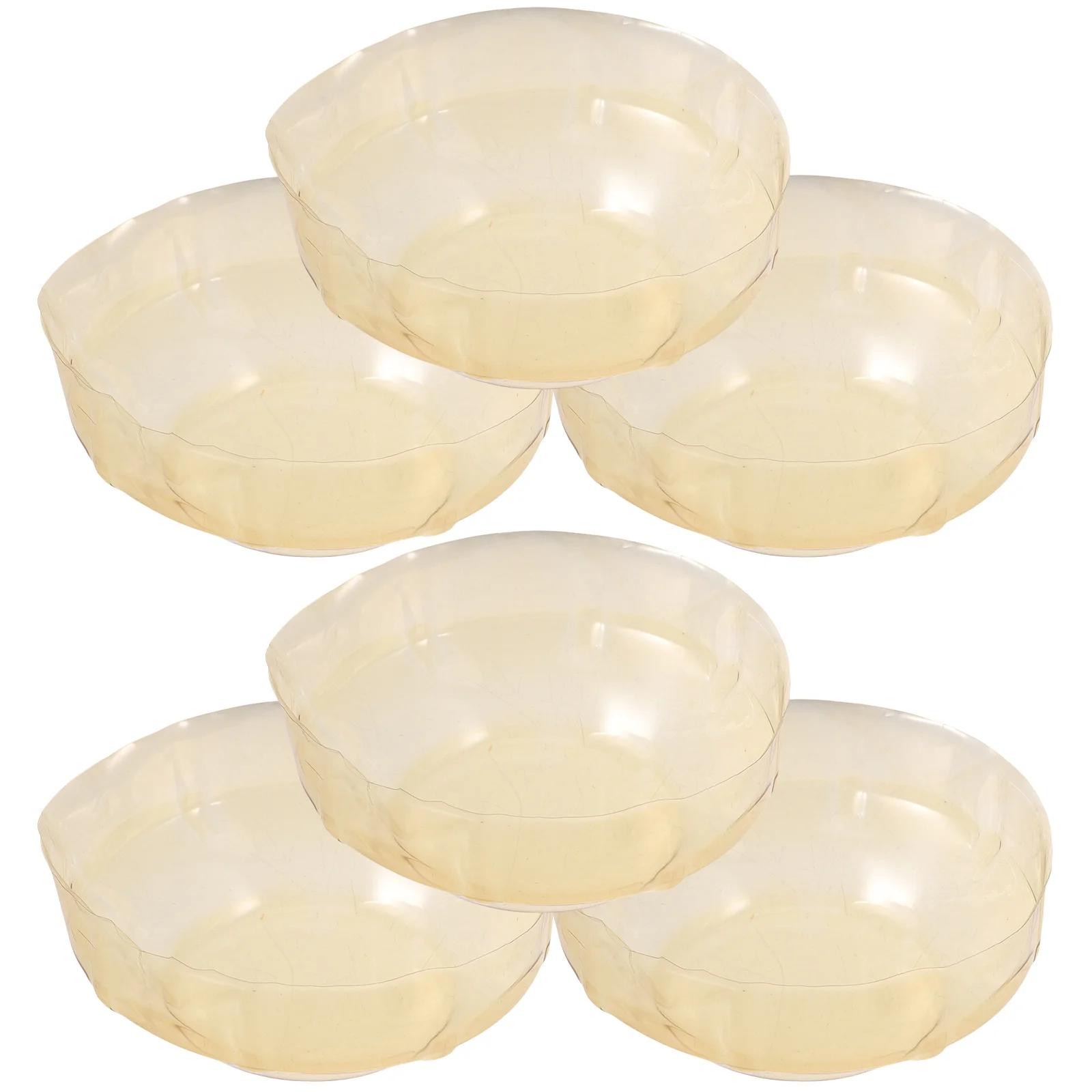 6 Pcs Smoke Dust Cover Alarm Decorative for Smoking Covers Plastic Plate Induction