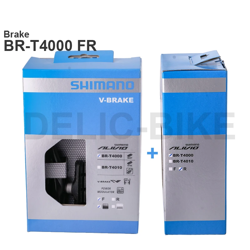

SHIMANO ALIVIO V-BRAKE BR-T4000 POWER MODULATOR-Brake calipers black for flat-bar wagons Original parts