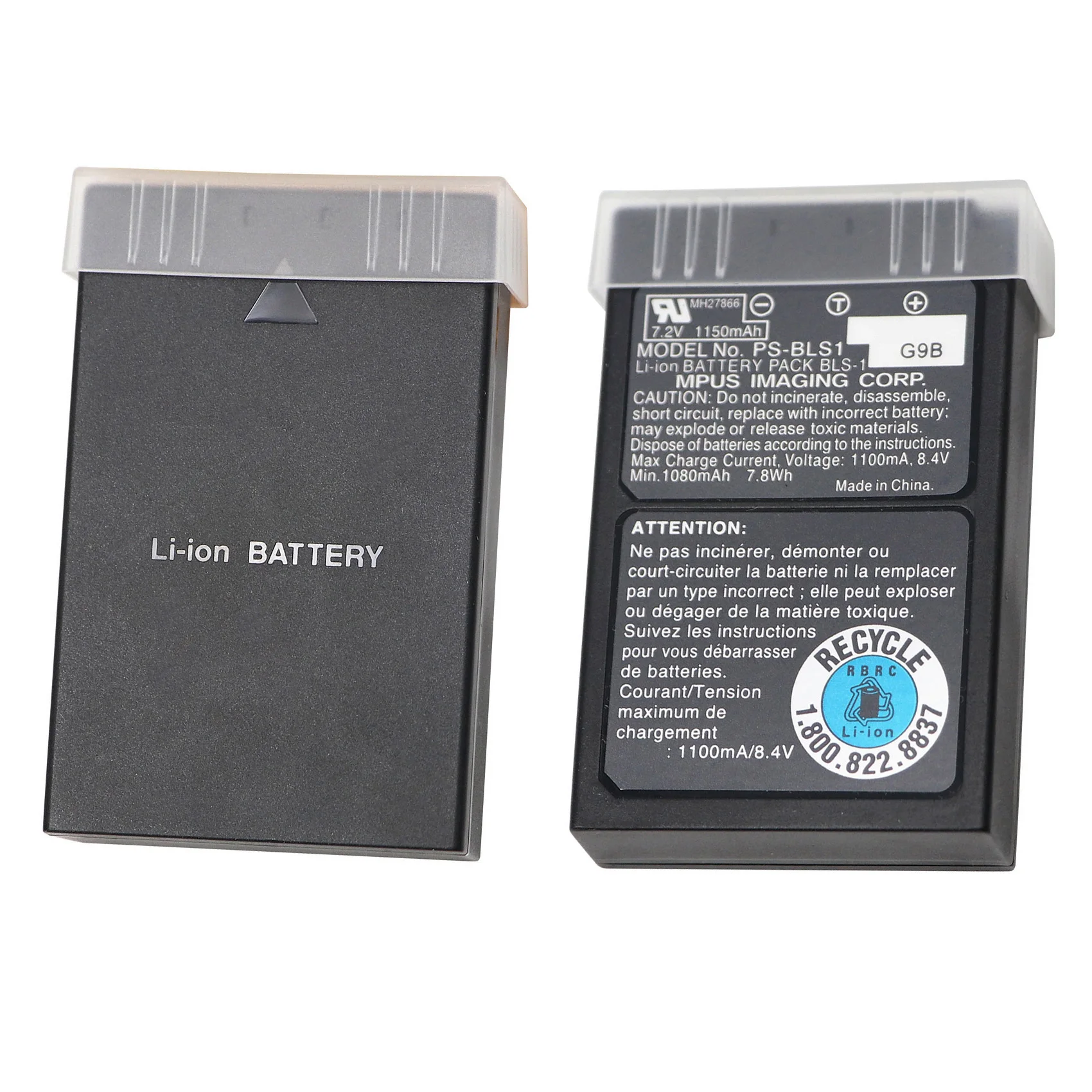 Original PS-BLS1 BLS 1 BLS-1 7.2V 1150mAh Battery for OLYMPUS E-400 E-410 E-420 E-450 E-600 E-620 E-P1 E-P2 E-P3 E-PL1 Battery