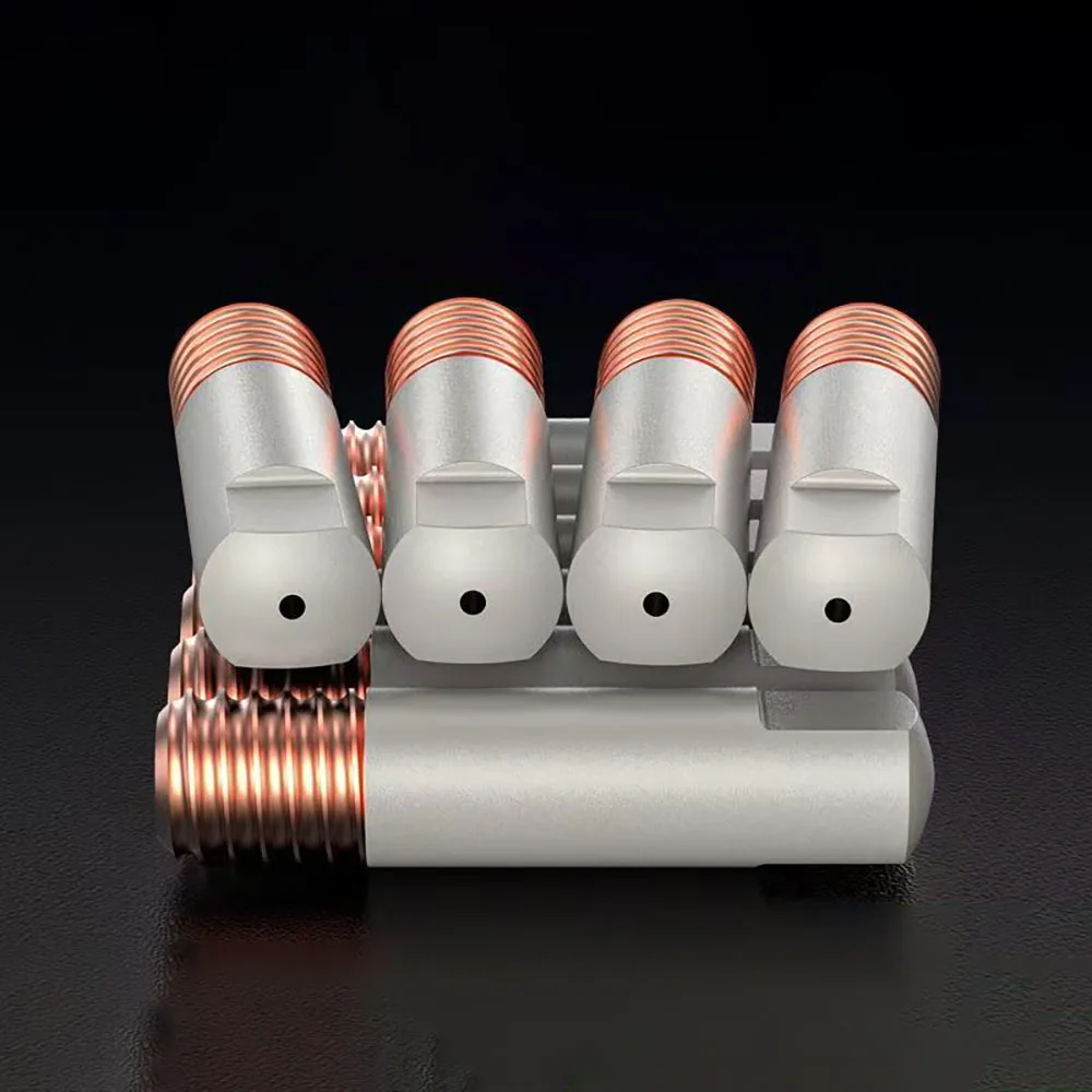15AK Welding Contact Head New Coating Protection 25mm M6 Gas Nozzle Head 0.8mm-1.2mm MIG Welding Torch Welding Tool Parts