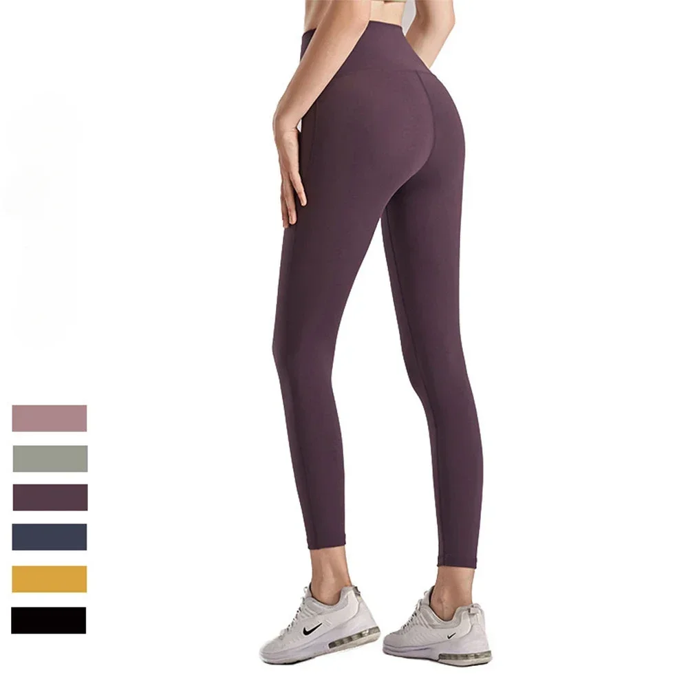 

AL Yoga Women's High Waist, No Awkwardness, Tight Tight Pants with Naked Feeling, Tight Abdomen, Lifting Hips, Cropped Pants