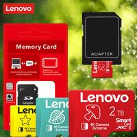 Lenovo Micro TF SD Cards 2TB 1TB 512GB SD Memory Card Class 10 High Speed 128GB 256GB U3 4K HD TF Flash Card For Phone/Camera