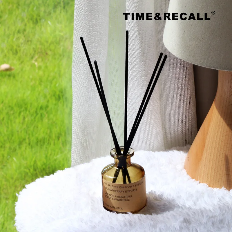 

Low price Perfume Diffuser Flameless Aromatherapy Oil Lasting Indoor Freshness Reed Diffuser Set for Hotel Home Toilet Bathroom