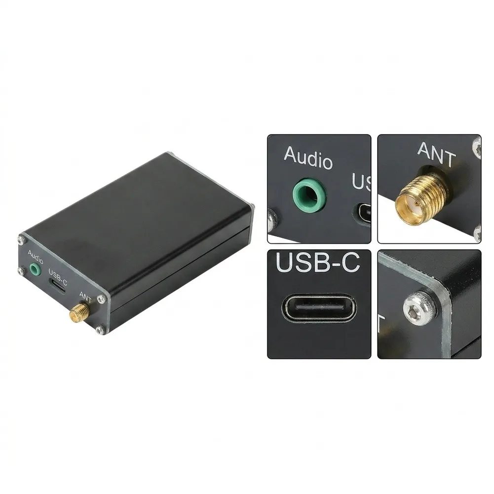 Audio Modulation Module 76-108MHz Adjustable 0.5W Output Digital Display Powered 3.5mm Audio Interface for Learning