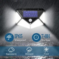 Lighting IP65 Outdoor Solar Sun Power Energy Garden Lamp 100 LED Waterproof PIR Motion Sensor Yard Street Wall Lights Decoration