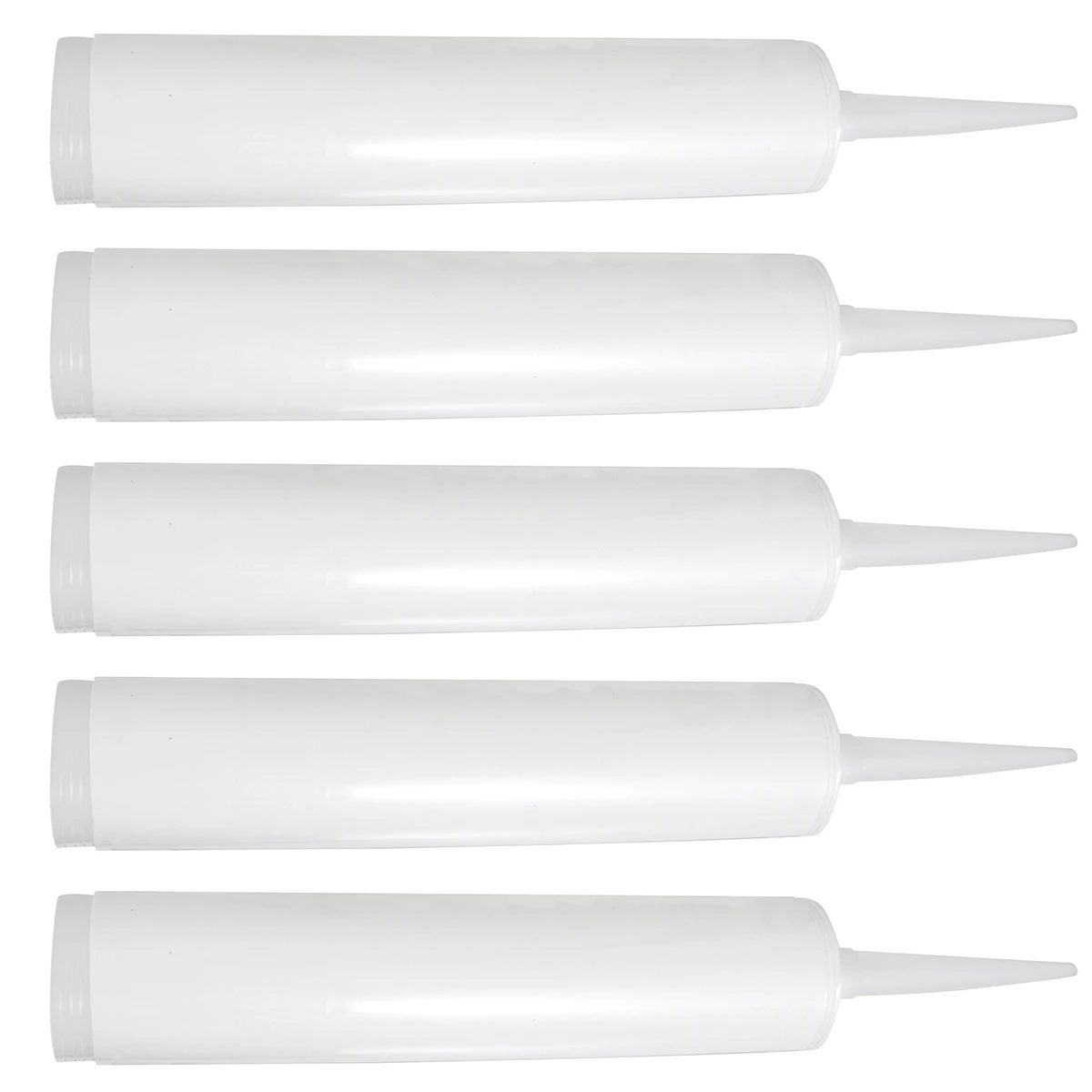 

5 шт. пустая резиновая трубка для стекла, клей, строительные инструменты, универсальные герметики, бытовые трубки для герметика