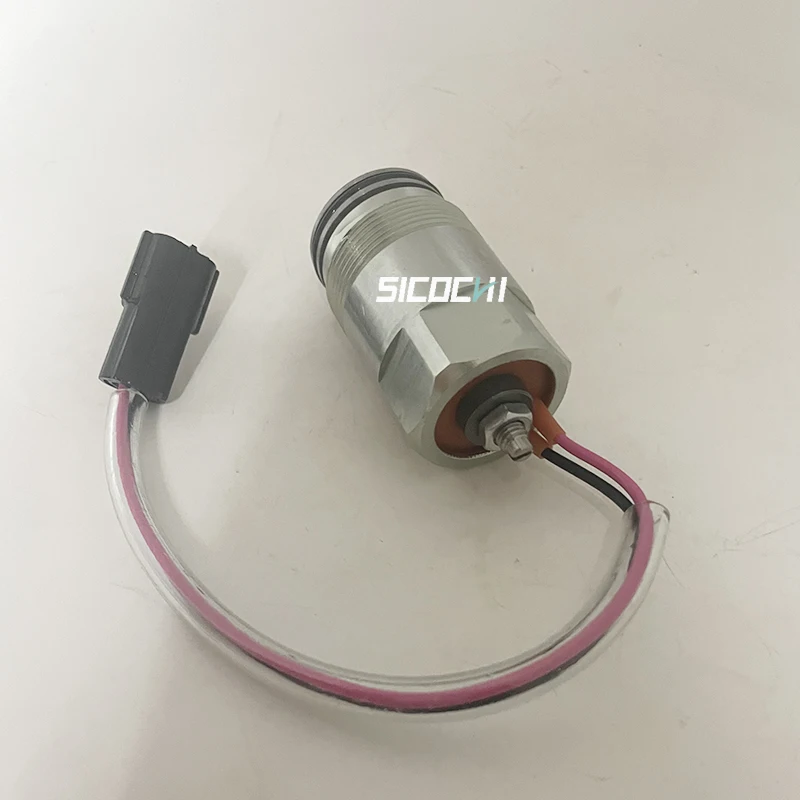 SICOCHI hydraulic pump solenoid valve K3V112 solenoid valve (with adjustment screw black plug) MC609-74211220 MC60974211220