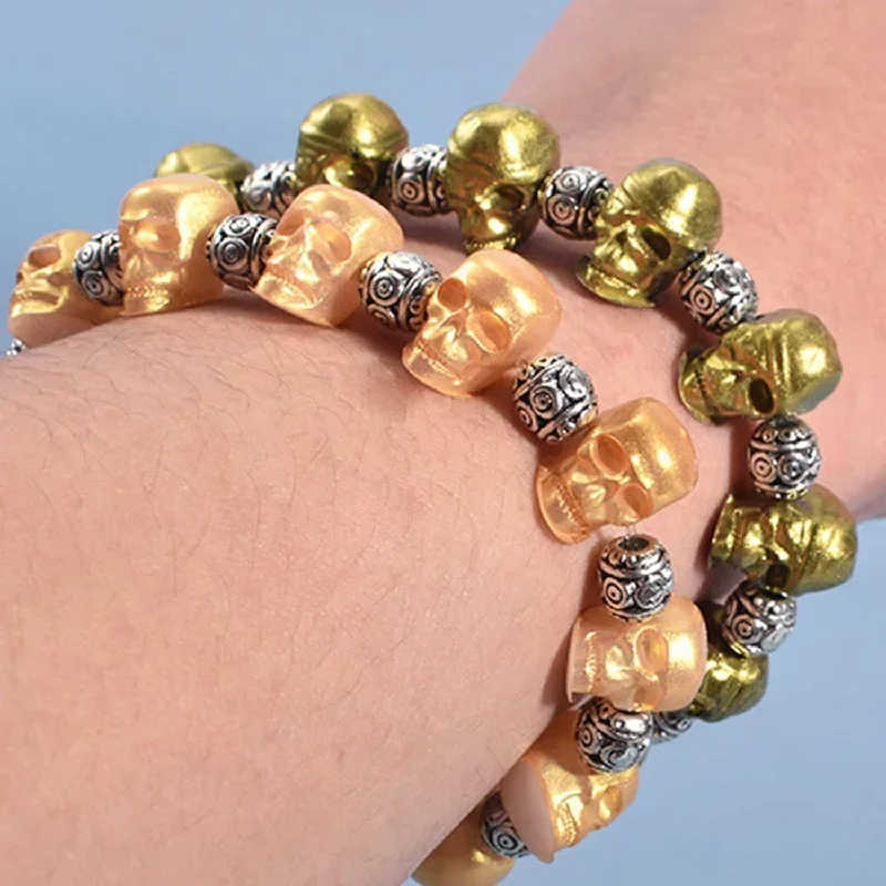 

3 шт., кулон в виде черепа, эпоксидная смола, силиконовые формы, литейная форма, инструменты для изготовления ювелирных изделий, брелок для рукоделия