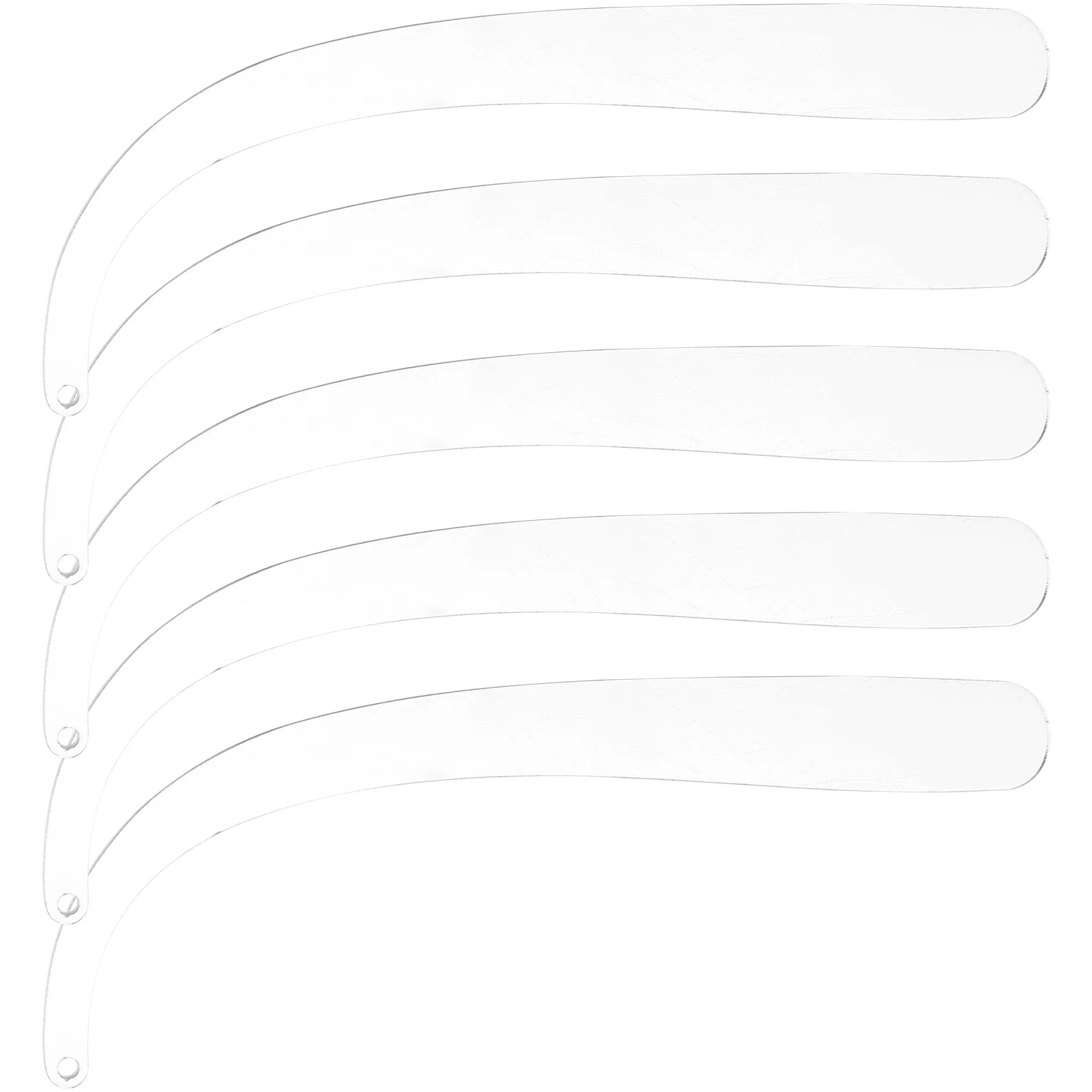 

5pcs Transparent Acrylic Earring Display Strip Storage Rack Jewelry Organizer Tool Ear Stud Display