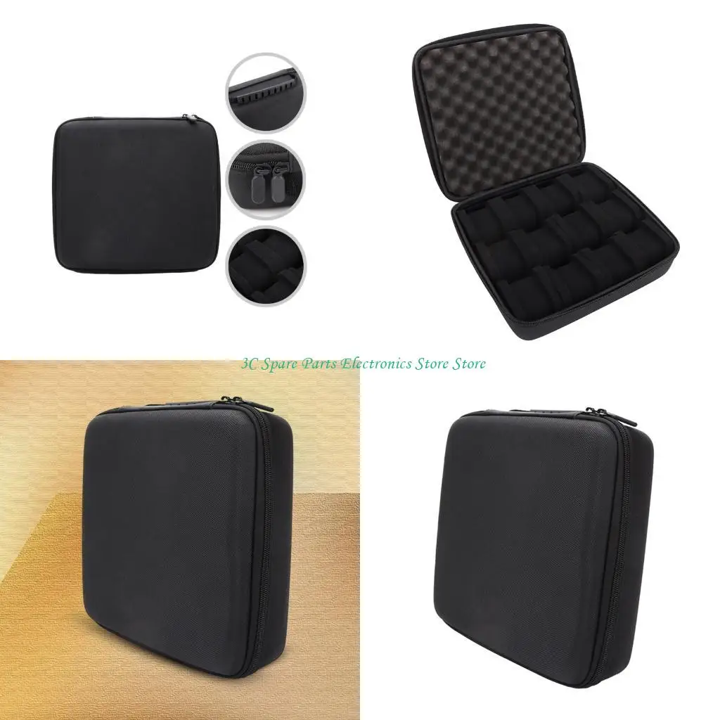 

SZ Multifunction 12 Slot Watch Storage Box Holder Case Travel Organizers With Soft Lining for Wristwear Small Items Jewelry