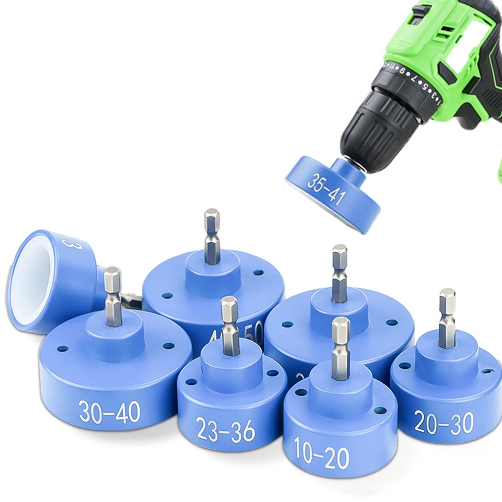 10-50mm Electric- Bottle Capping Head 1/4 Inch Hex Sealing Drill Adapter Handheld Power Tool Accessory For Plastic Caps- Blue