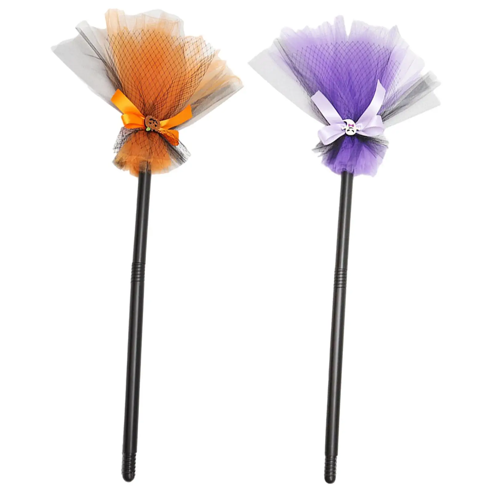 

Halloween Witch Broom Children Decor Photo Props Halloween Broomstick for Club Carnivals Fancy Dress Festival Stage Performances