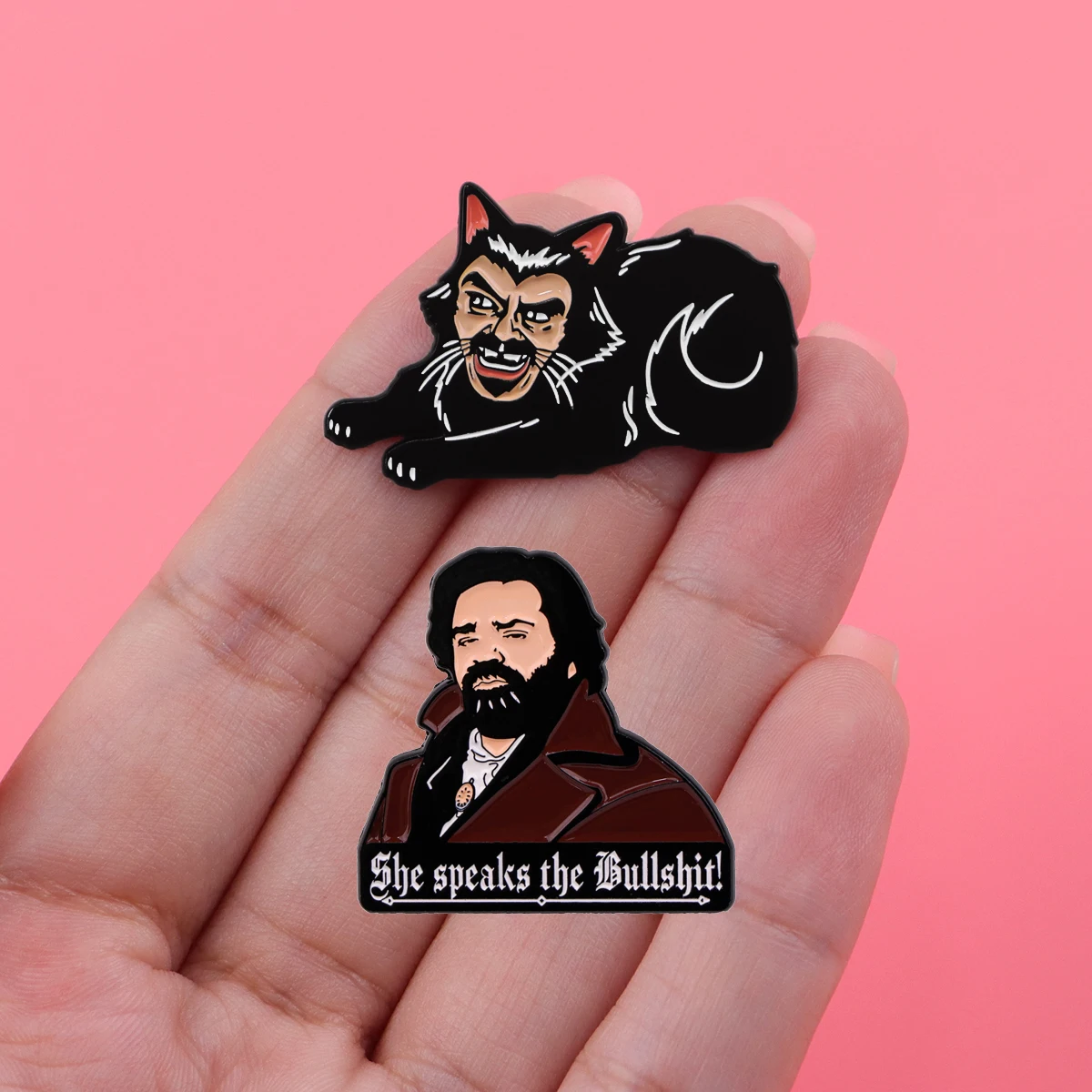 

Movie Vampire Enamel Pins Halloween Brooches Badge Lapel Pin For Backpack Clothes Accessories Funny Jewelry Birthday Gifts