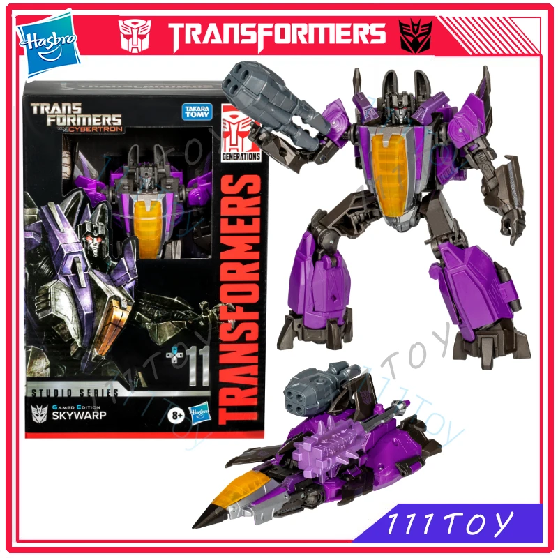 

In Stock Hasbro Transformers Classic Toys Gamer Edition WFC GE-11 Skywarp Action Figure Robot Toy Collectibles Gifts Hobbies