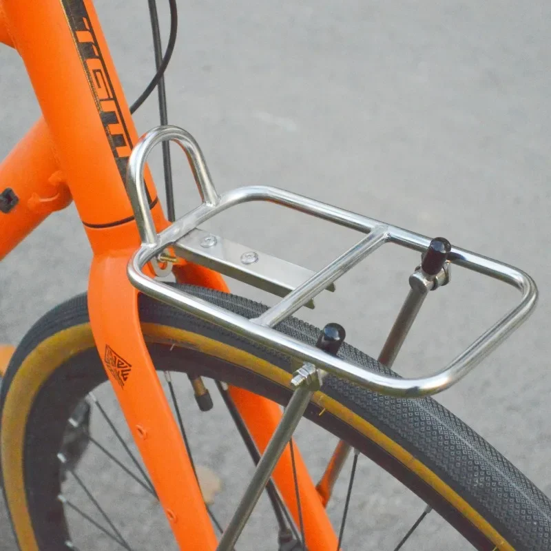 Stainless Steel Bike Rack Load-bearing Integrated Rust Prevention Adjustable Bicycle Luggage Carrier Bicycle Accessories