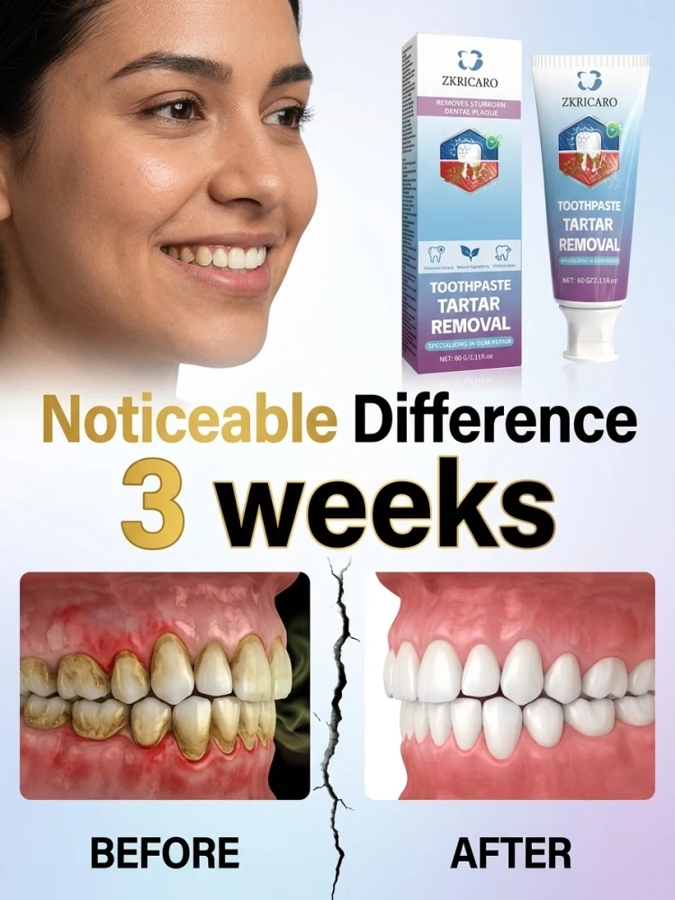 Daily Gum Care Toothpaste, Gentle Oral Cleansing Formula, Wash Away Surface Impurities & Plaque, Brighten Dull Teeth Appearance, Relieve Gum Discomfort & Eliminate Bad Breath