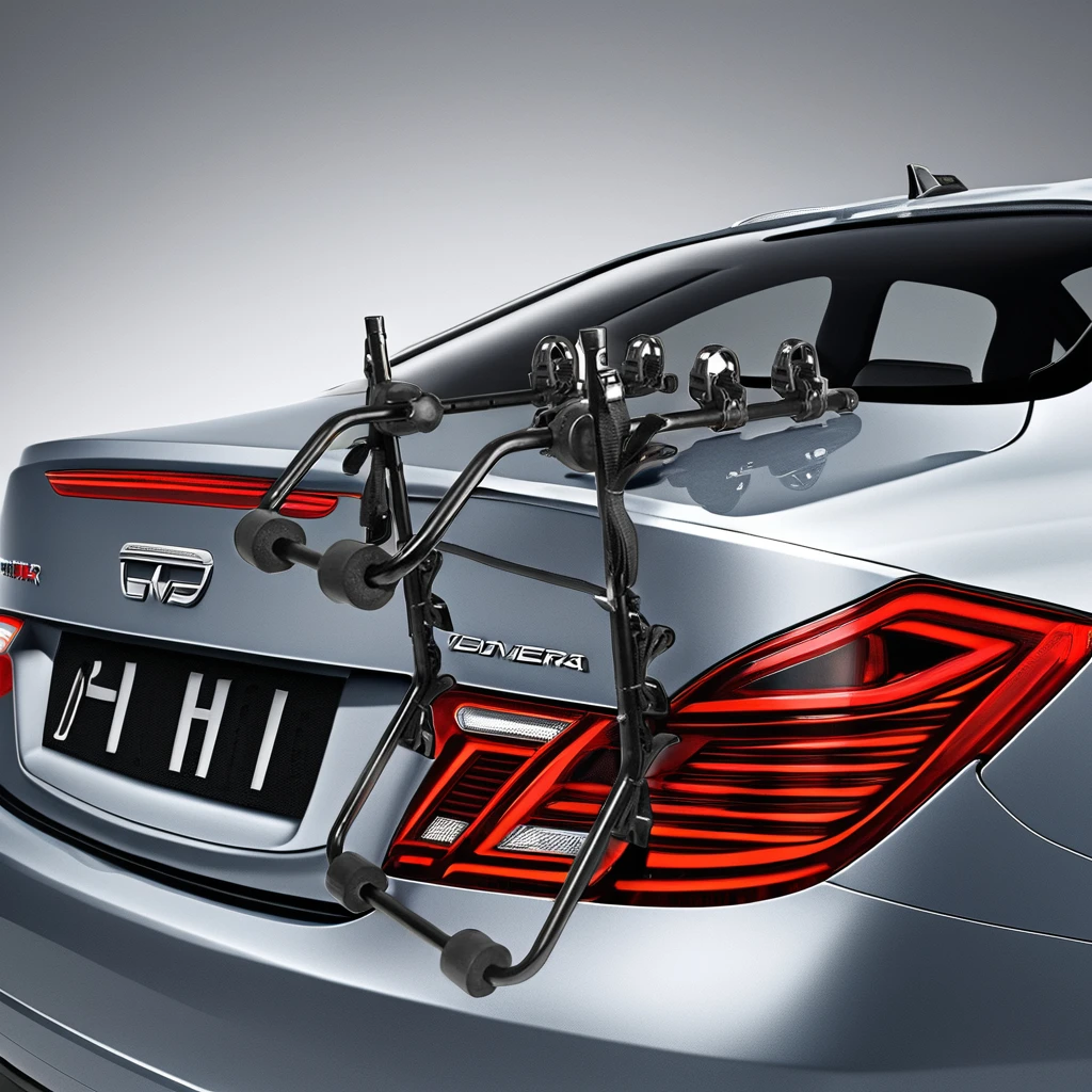 Portable Foldable Bicycle Carrier Bike Rack Rear-Mounted With 2 Bike Capacity For SUV And Truck