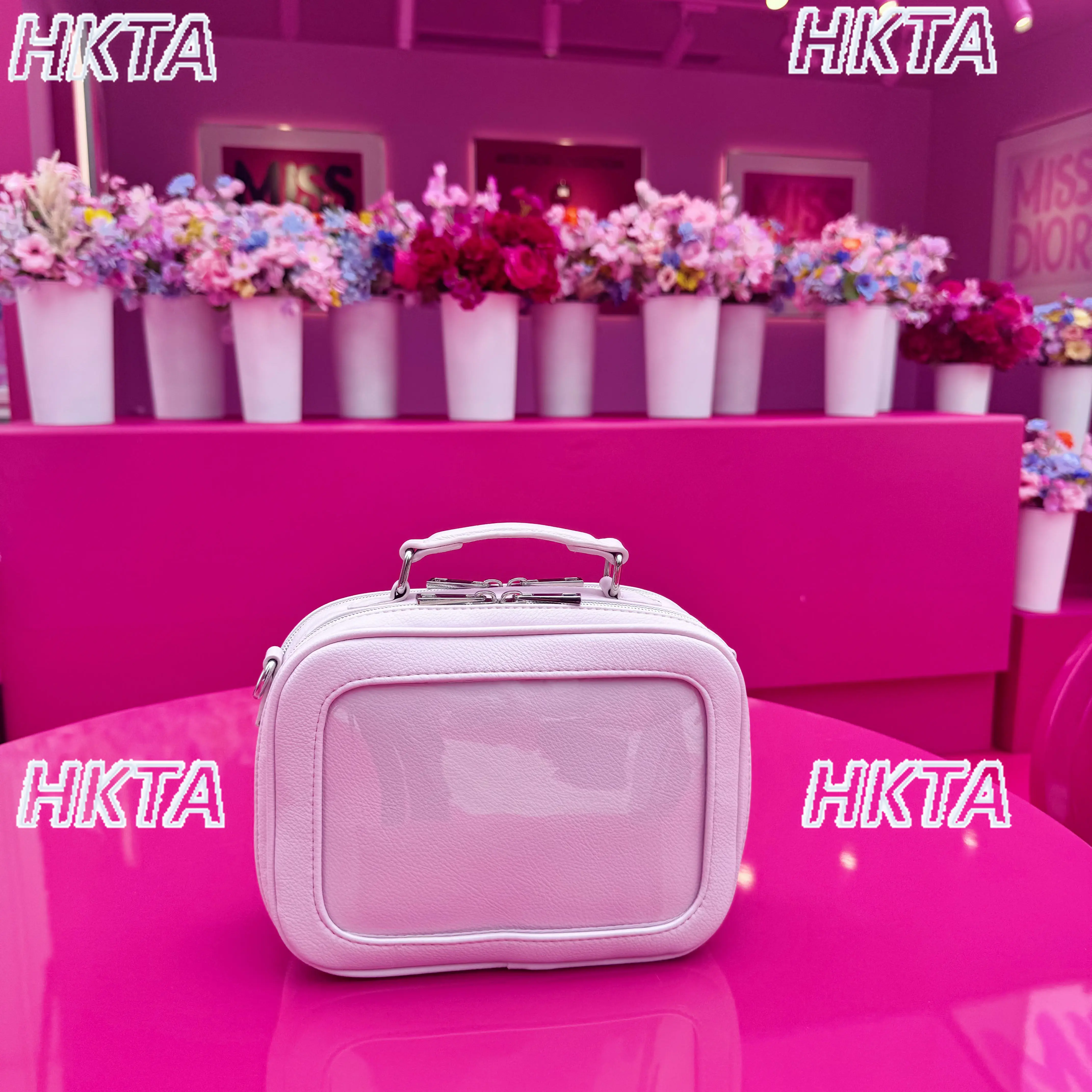 Pink Pain Bags Concert Two-dimensional Comic Exhibition Millet Pu Big Capacity Crossbody Bag Cute Student Doll Bag Backpack