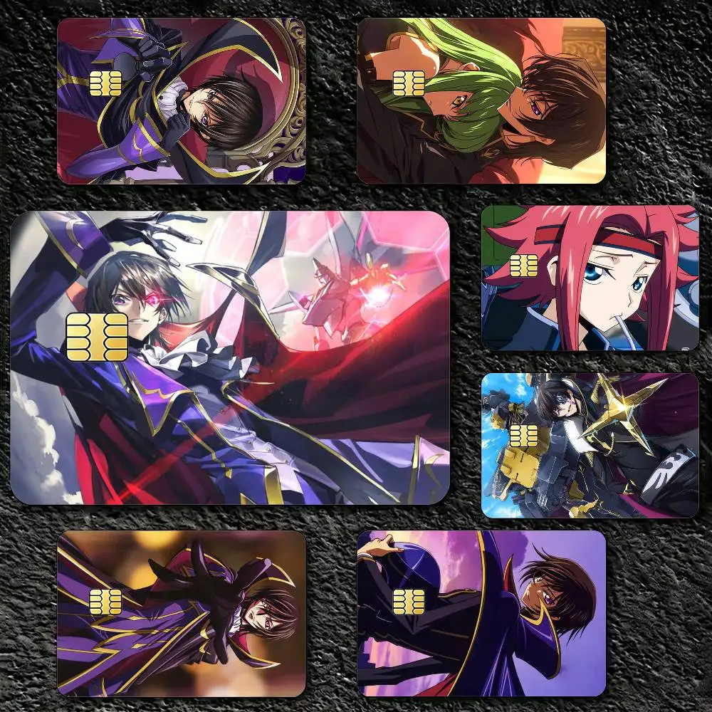 

Anime C-Code Geass Decorative Waterproof Film Skin Cover Credit Card Stickers Debit Front Bank Bus Pass