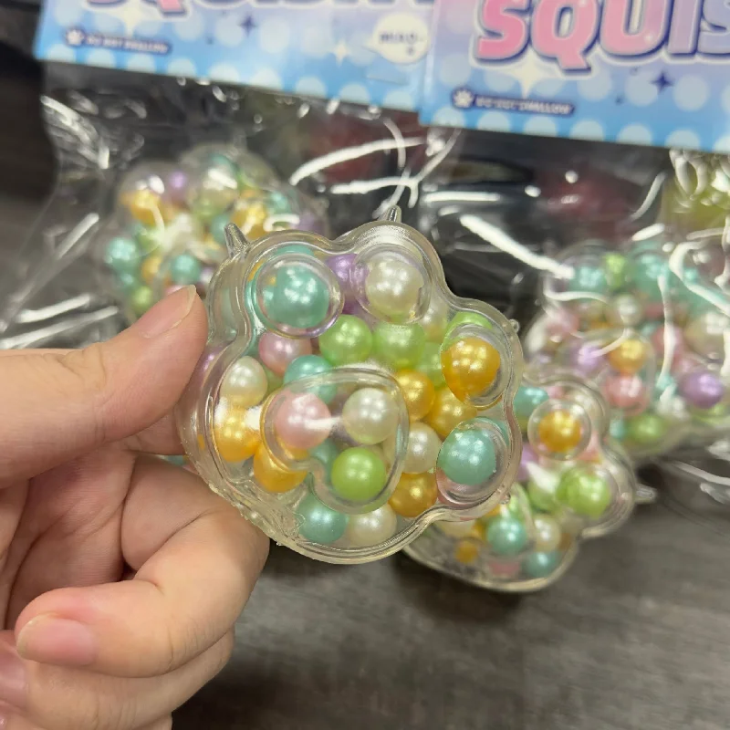 Bolas de descompresión con perlas explosivas para adultos, juguetes creativos para aliviar el estrés, regalo para niños, 2024