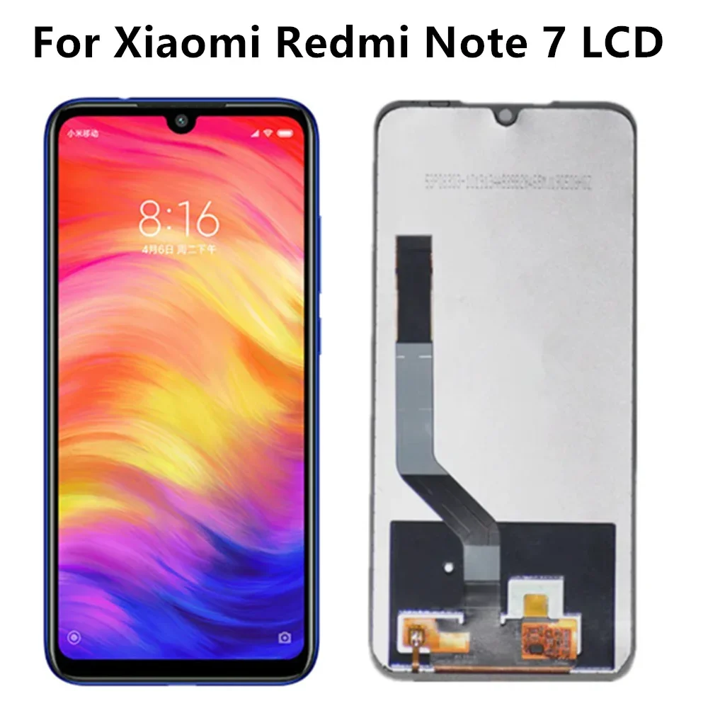 6.3'' LCD For Xiaomi Redmi Note 7 LCD  Display Screen Replacement For Redmi Note 7 Pro LCD Display Screen M1901F7G M1901F7H