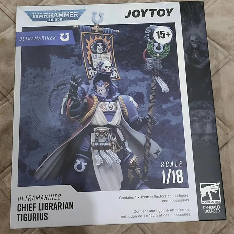 

1/18 Joytoy Action Figure 40k Ultra Chief Librarian Tigurius Anime Model Toy Birthday Present