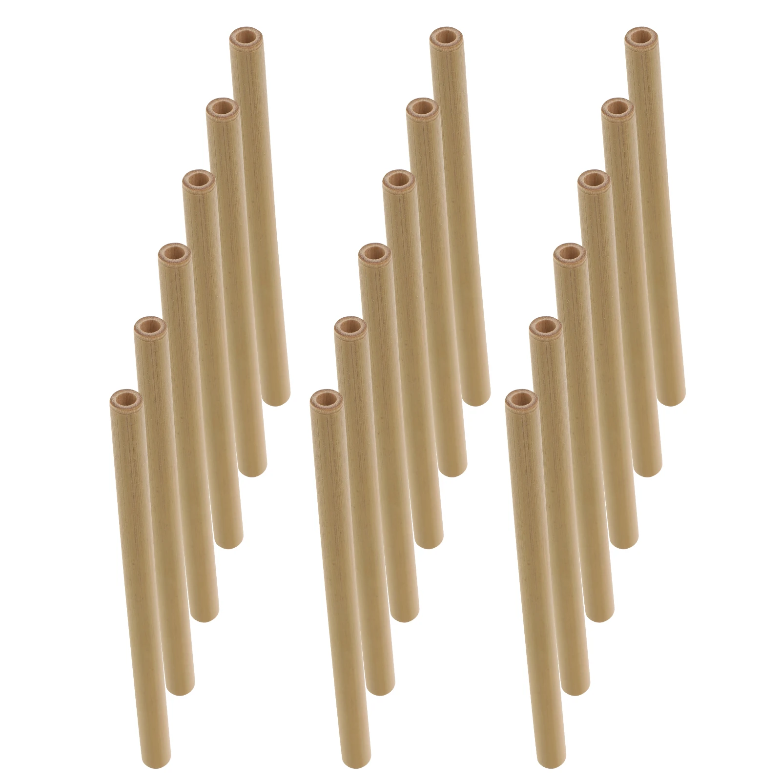 

20pcs Bamboo Bee Tubes Eco-friendly Light-weight Garden Bees House Making Materials Replacement Nesting Tube Refill Inserts
