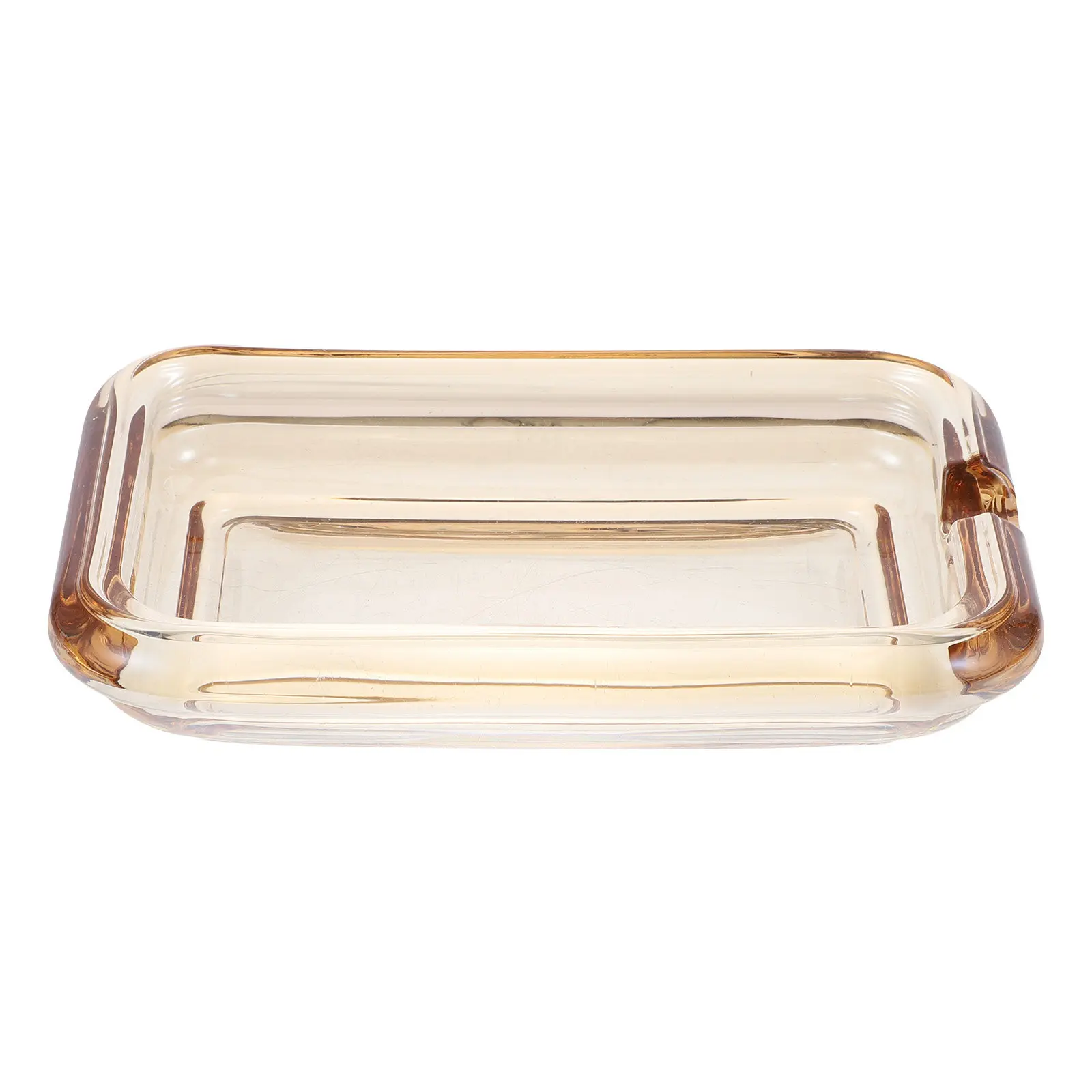 

Premium Glass Soap Dish Decorative Bathroom Accessory Moisture Proof Fracture Resistant Compact Lightweight Household Soap