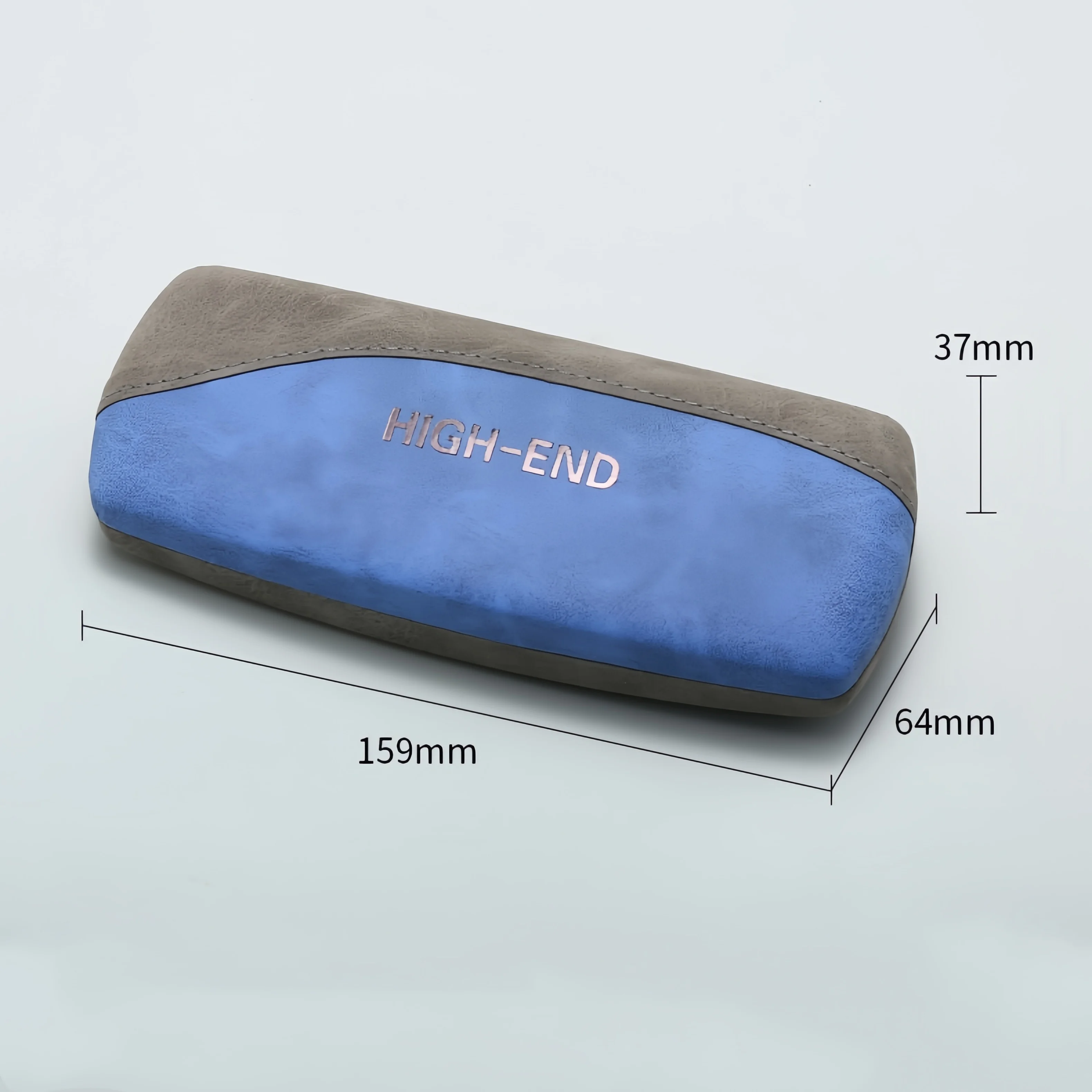 Fashionable Rectangular Style Beveled Splicing Glasses Storage Box for Students