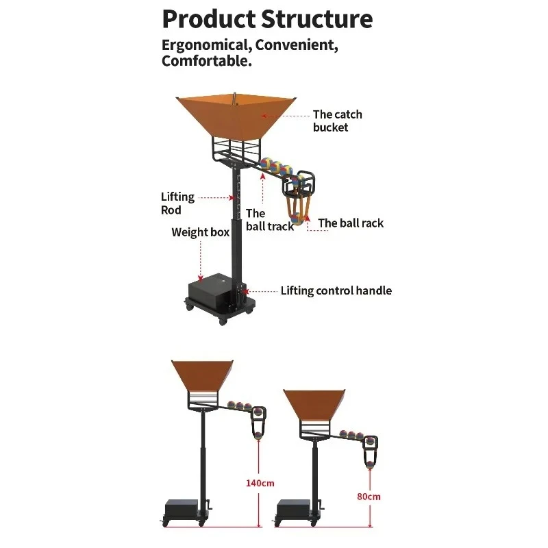 exquisite craftsmanship High-quality professional volleyball training machine, training equipment