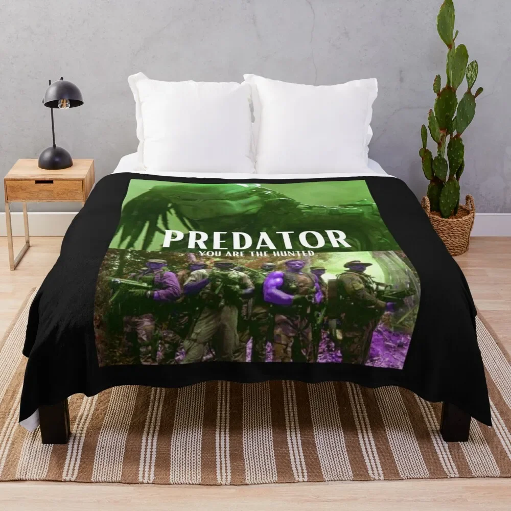 

Predator You are the Hunted Throw Blanket Stylish Couch Blanket for Home Living Room