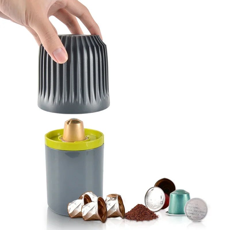 2023 Nieuwe Abs Plastic Koffie Recycler Tool Nespresso Aluminium Capsules Recycler Koffie Maalt Doos Capsule Recycling