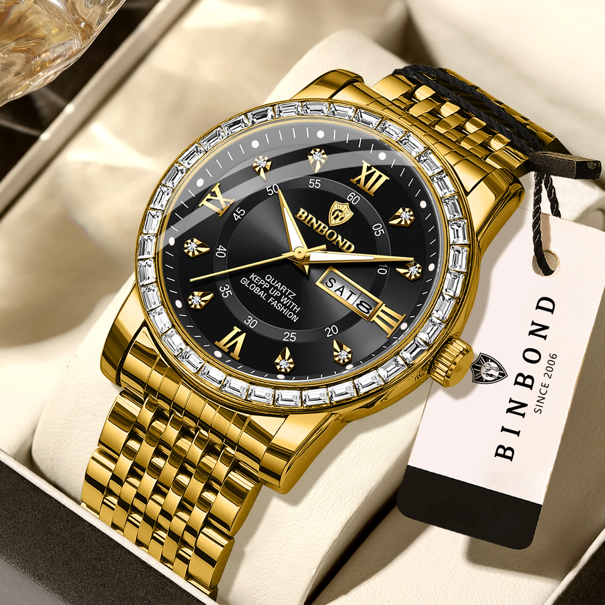 Men's Original Quartz Watch with Luminous Features