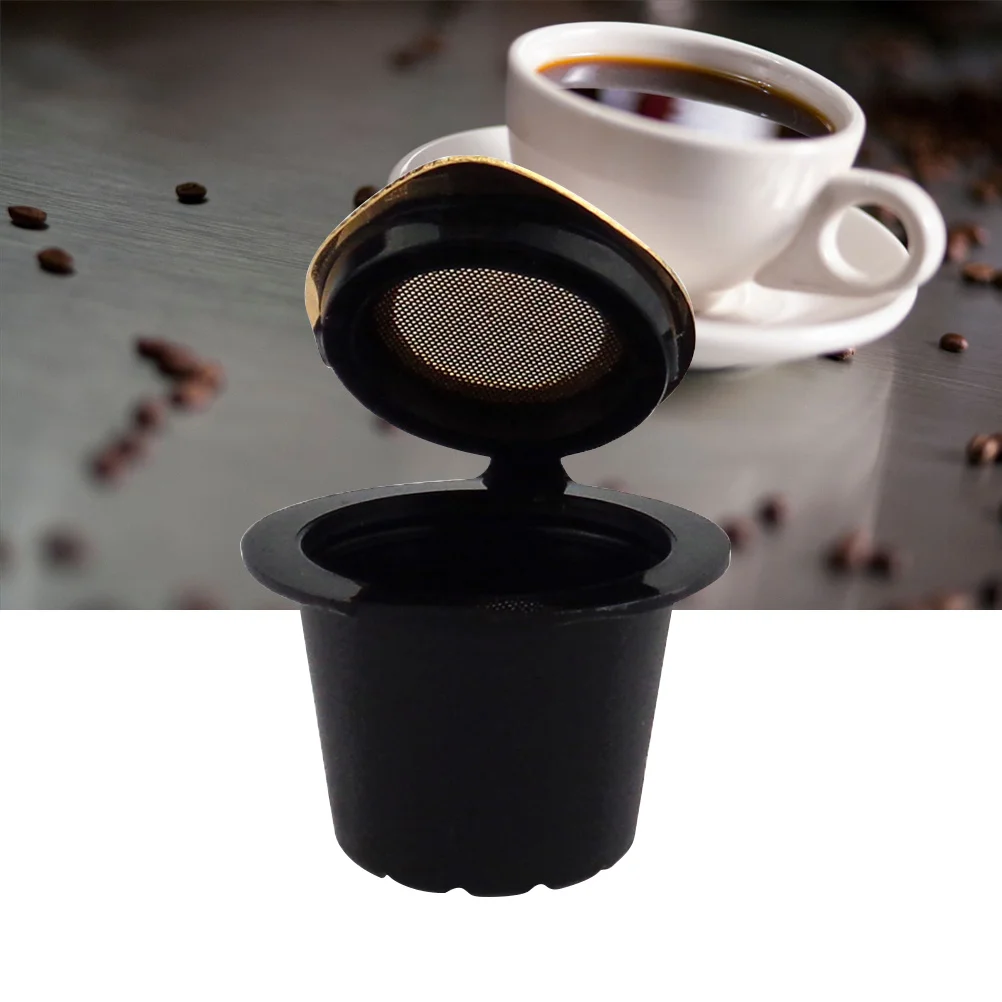 

Reusable Refillable Coffee Capsule Pod Filter Made of Food-Grade PP Stainless Steel for Coffee Machines Compatible with U Milk