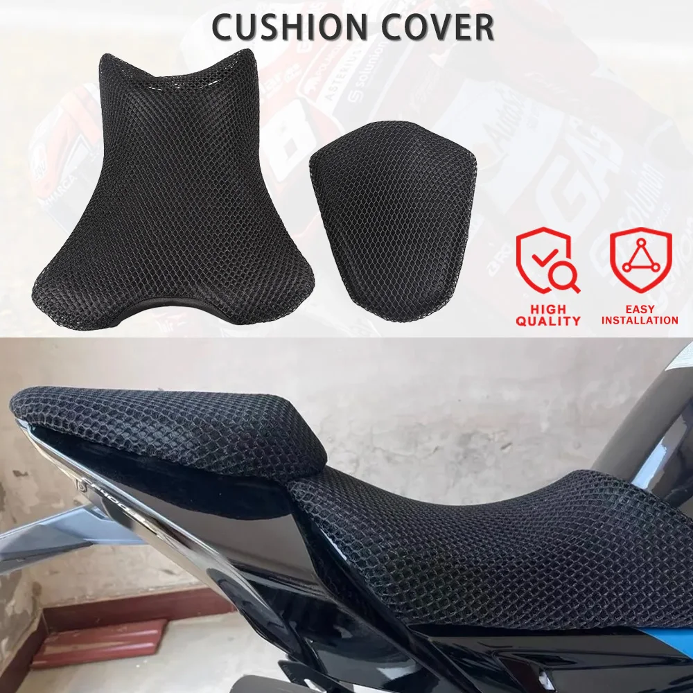 

Для CFMOTO 450SR SR450 250SR SR 450 SR 250 250SR SR250 2023 2024, аксессуары, чехол для подушки сиденья, термозащитный кожух, 3D сетка