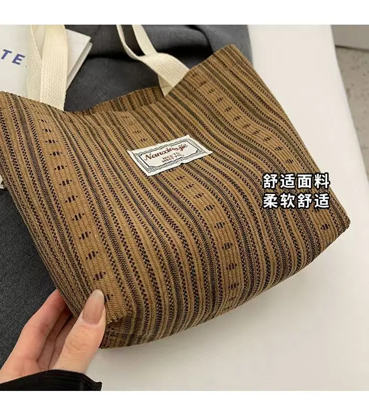 حقائب يد نسائية حقيبة كتف، محفظة محمولة، حقائب يد بمقبض علوي، حقائب عصرية على طراز القماش #2