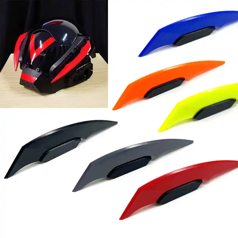 Motorcycle electric vehicle helmet decoration fixed wing stick air knife decoration stick personalized body side stick modified
