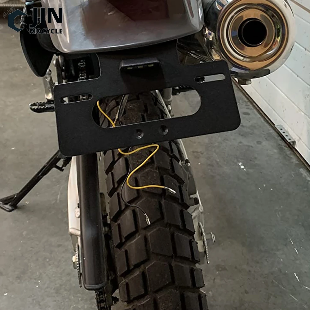 FOR SUZUKI DR650S SE DR 650 S DR 650S DR650SE DR650 SE 1996-2026 Motorcycle Accessories License Plate Bracket Holder With Light
