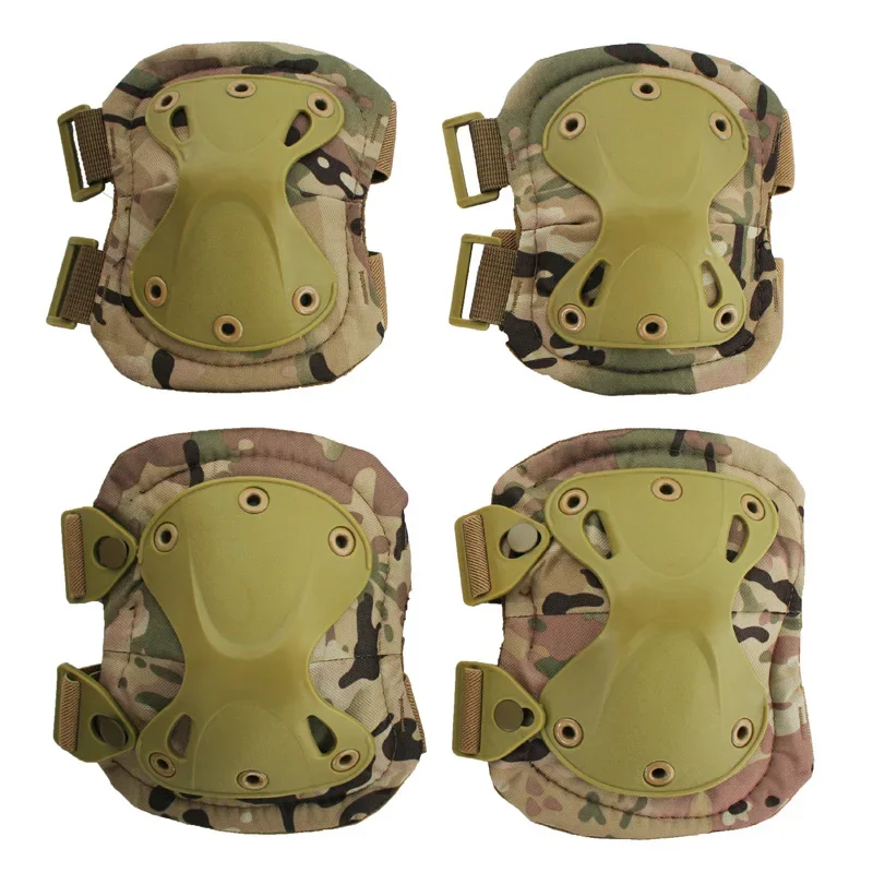 Tactical Knee Pads Protective Airsoft Elbow Pads Paintball Combat Outdoor Hunting Skate Scooter Kneepads pad Gear